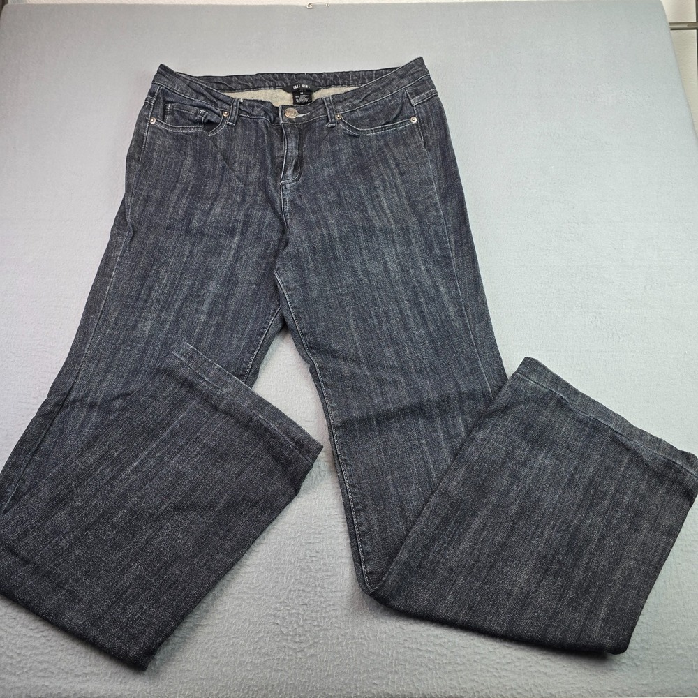 Tall Girl Dark Wash Bootcut Stretch Jeans Size 14 Long Inseam Y2K Classic